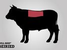 Beiried am Stück vom Bull Beef