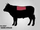 T-Bone Steak vom Bull Beef